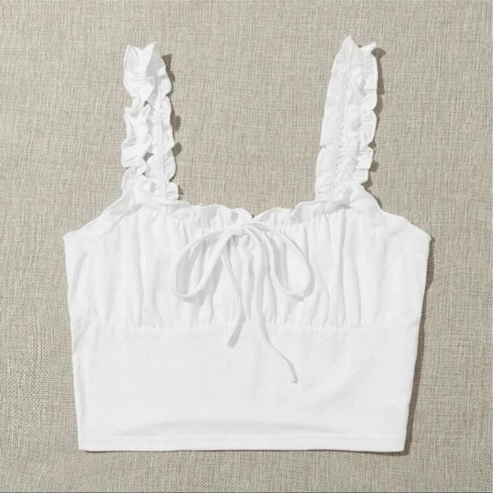 Tie Front Crop Top